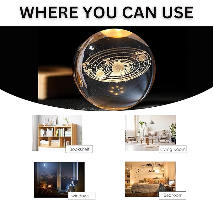 3D Crystal Ball Lamp