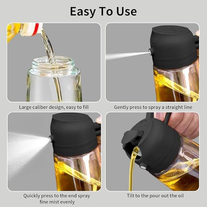 2 in 1 Oil Sprayer and Dispenser